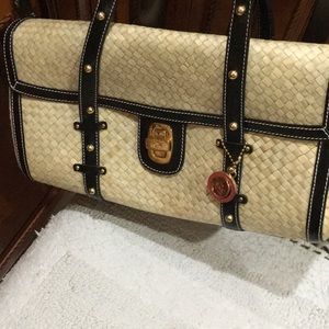 The Sak pink label Pre Loved Straw Bag   Satchel in great condition